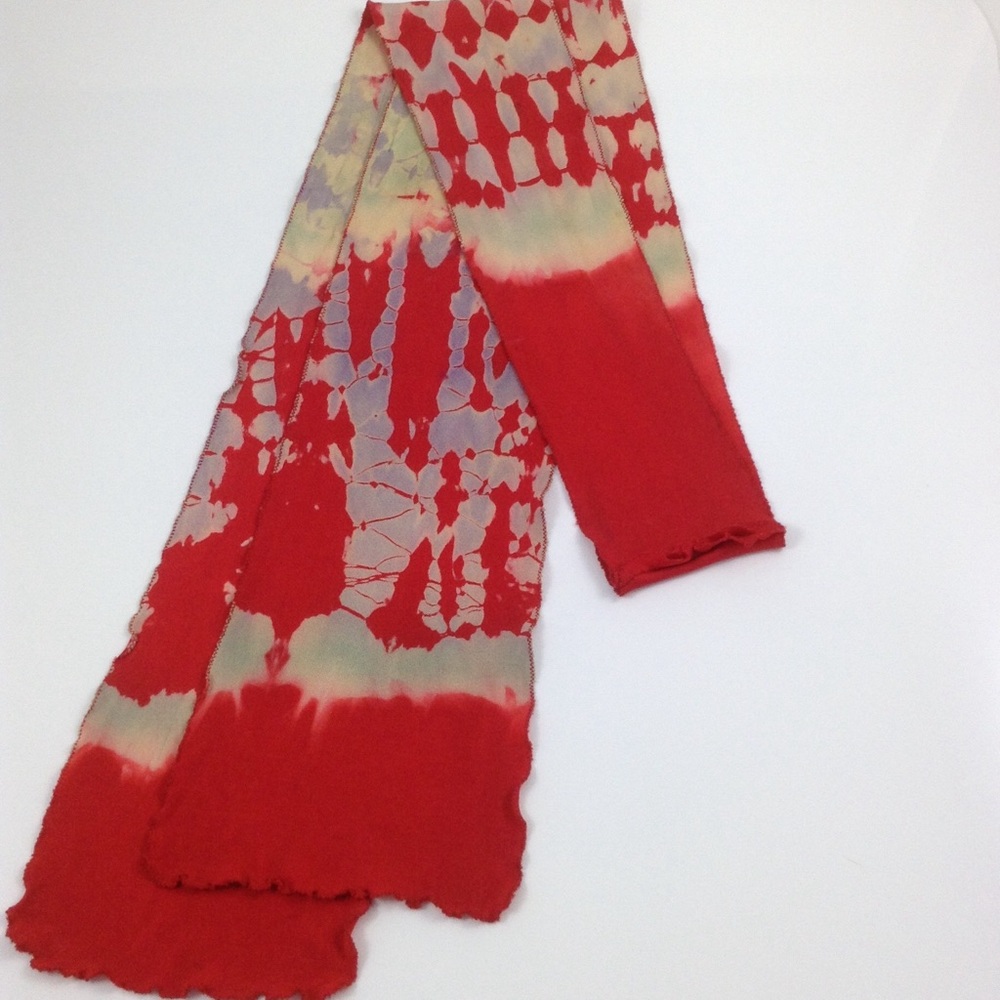 Vintage Tie Dyed Long Scarf by Mira - Mira De Moss